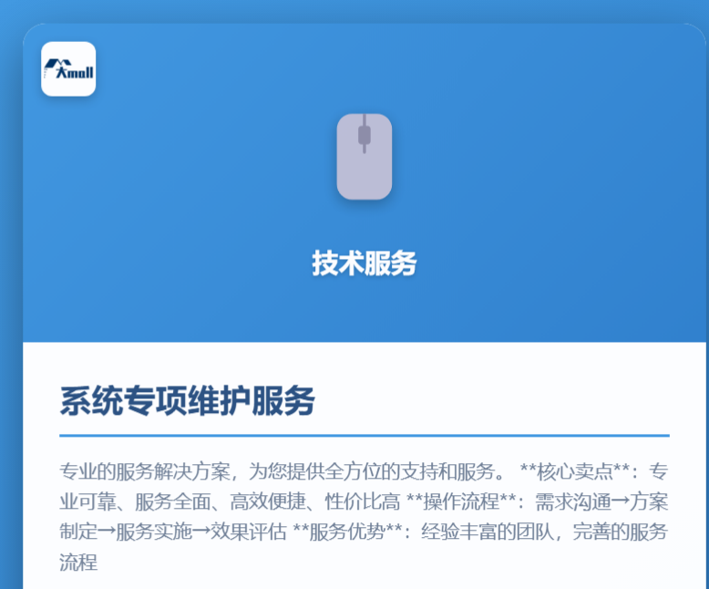 系统专项维护服务